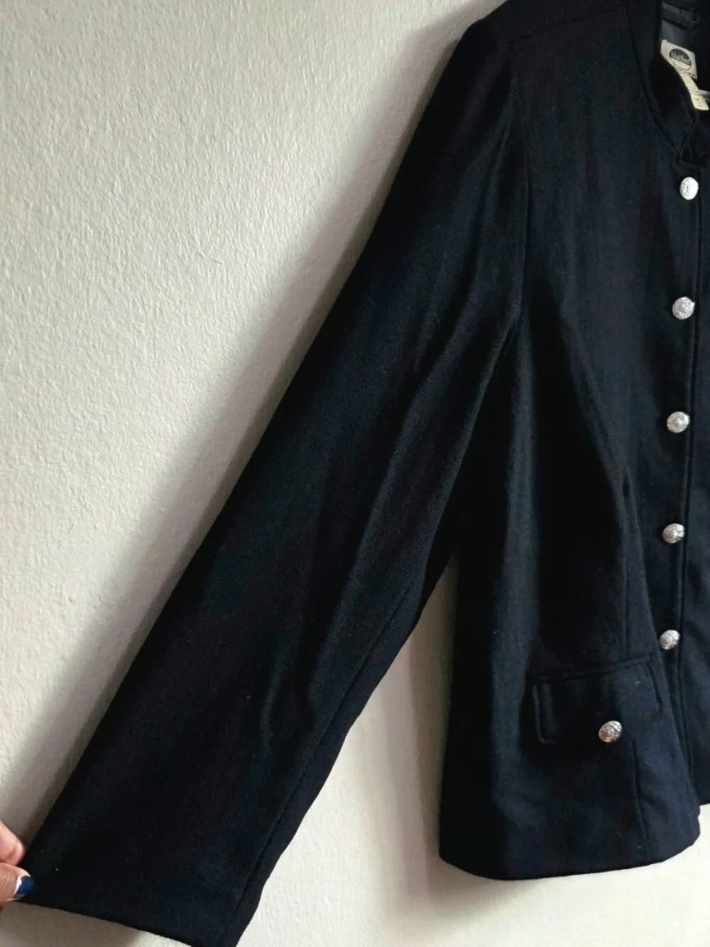 Vintage Mark Reed Wool Blazer/Jacket – Size 24W – China – Black 🖤🧥